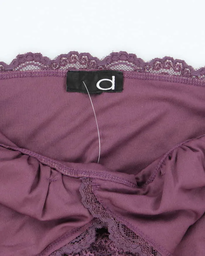 Vintage Y2k 00s Dynamite Lace Halter Neck Top - XS sold by Rokit product image thumbnail 5