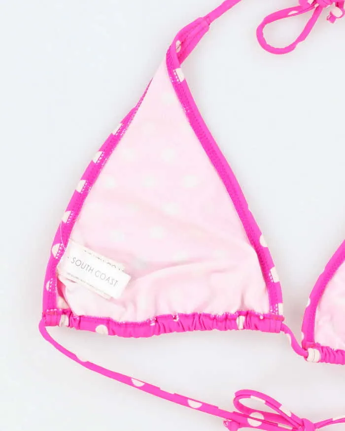 Vintage Y2k 00s South Coast Polka Dot Bikini Top - L sold by Rokit product image thumbnail 4