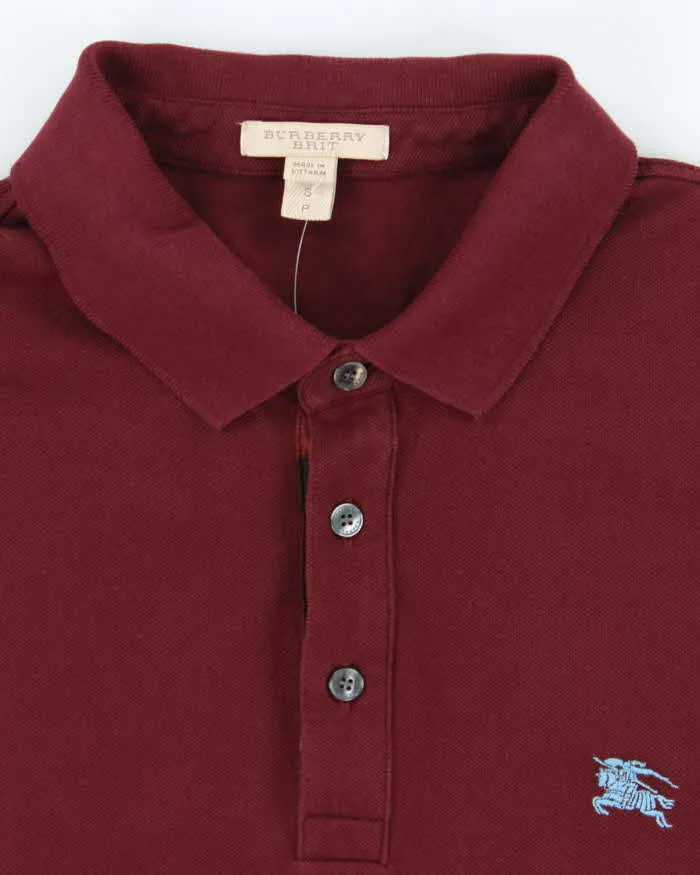 Vintage 2000's Burberry Small Embroidered Logo Polo Shirt - S sold by Rokit product image thumbnail 5