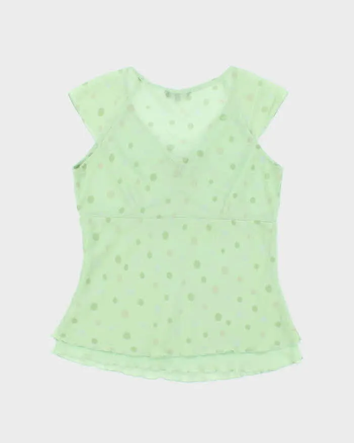 Vintage Y2k 00s Ricki's Polka Dot Blouse - M sold by Rokit product image thumbnail 2