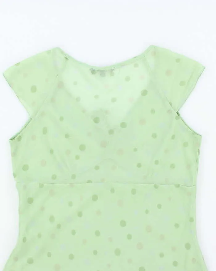 Vintage Y2k 00s Ricki's Polka Dot Blouse - M sold by Rokit product image thumbnail 4