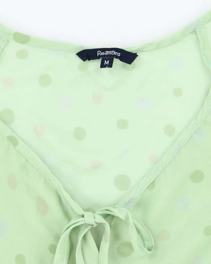 Vintage Y2k 00s Ricki's Polka Dot Blouse - M sold by Rokit product image thumbnail 5