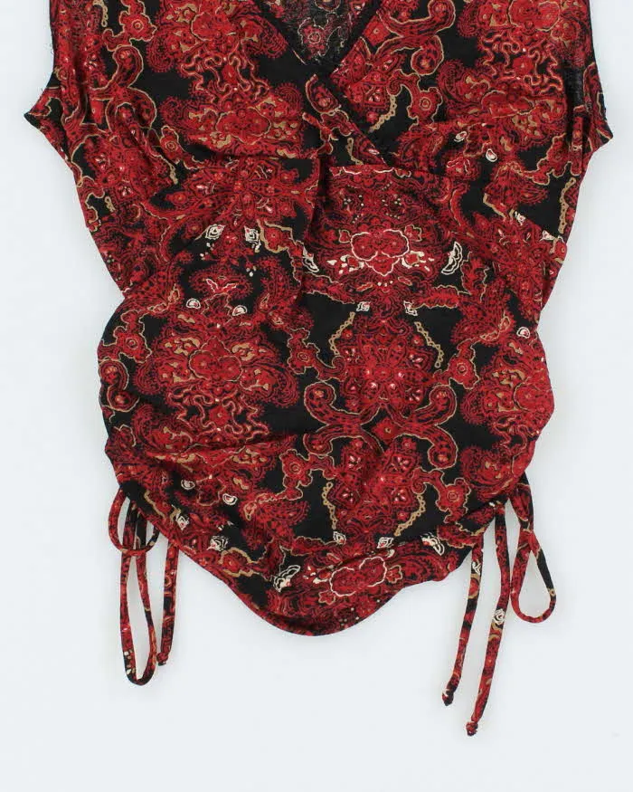 Vintage 90s Self Esteem Ruched Side Top - S sold by Rokit product image thumbnail 4