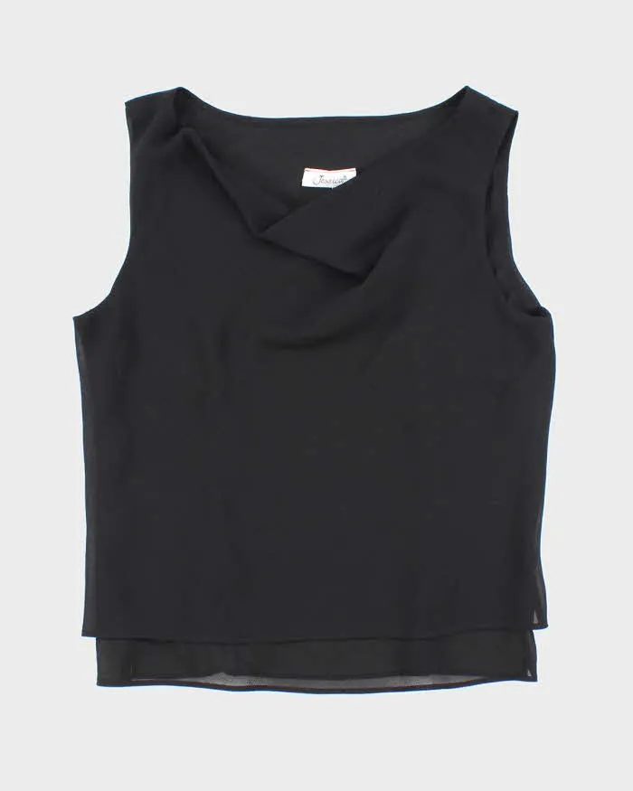 Vintage 90s Jessica Cowl Neck Top - L sold by Rokit