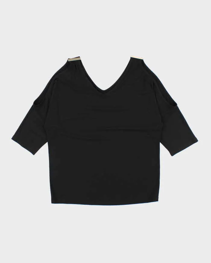 Vintage Y2k 00s International Concepts Cold Shoulder Top - M sold by Rokit