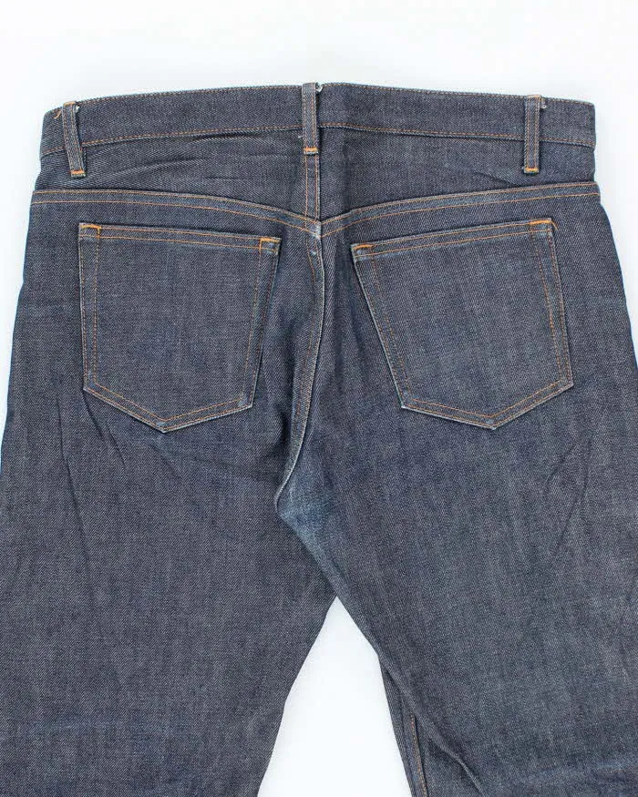 Vintage A.P.C Raw Dark Wash Selvidge Denim Jeans - W34 L31 sold by Rokit product image thumbnail 4