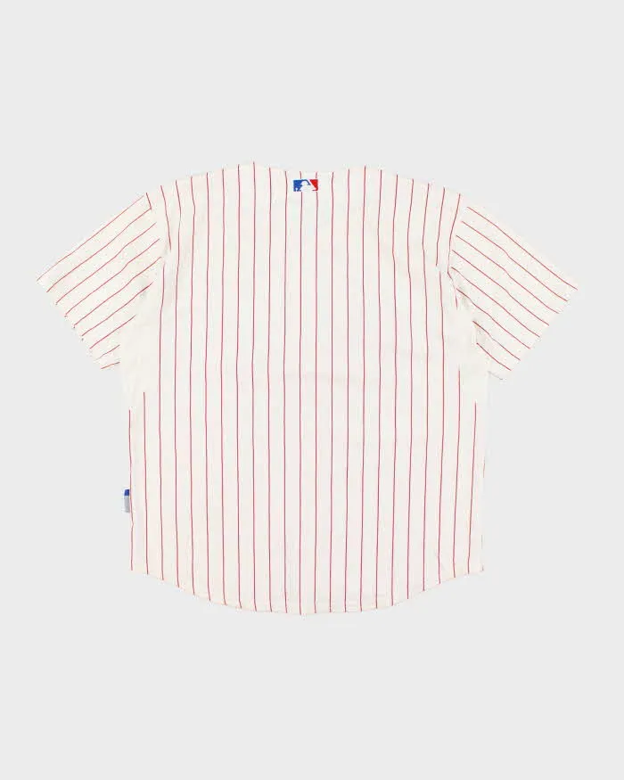Vintage Philadelphia Phillies Oversized Striped Baseball Jersey - L sold by Rokit product image thumbnail 2