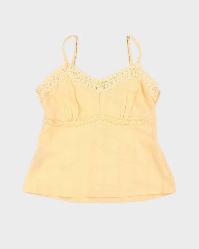Vintage Y2k 00s Reitmans Yellow Cami - S sold by Rokit