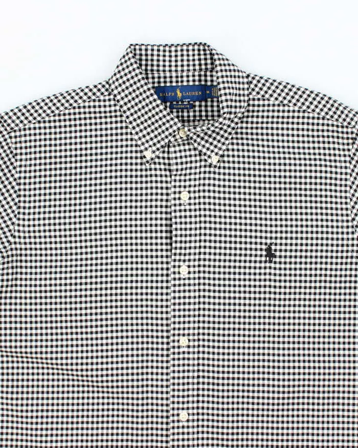 Vintage Ralph Lauren Button Up Patterned Long Sleeve Shirt - M sold by Rokit product image thumbnail 3