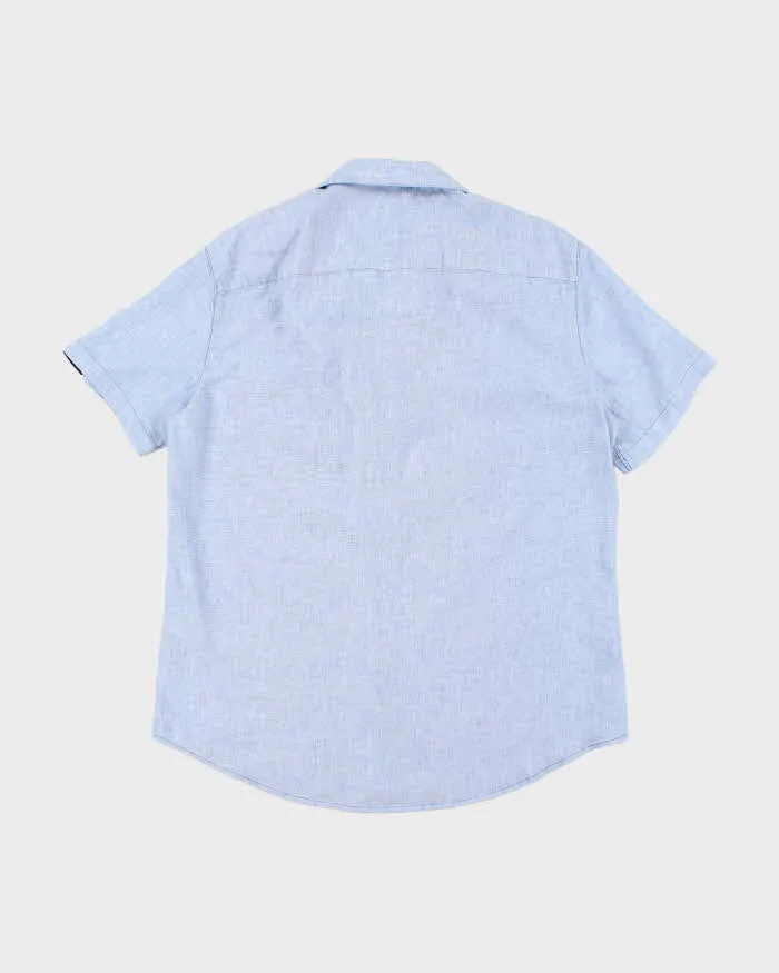 Vintage 2000's Armani Exchange Plain Short Sleeve Shirt - L sold by Rokit product image thumbnail 2