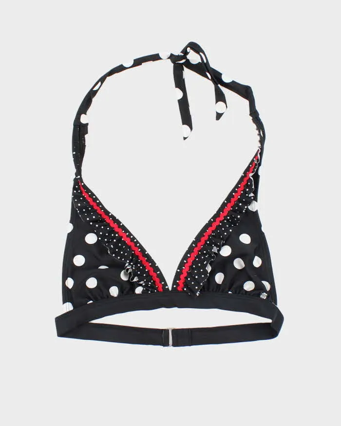 Vintage Y2k 00s La Vie En Rose Polka Dot Bikini Top - M sold by Rokit