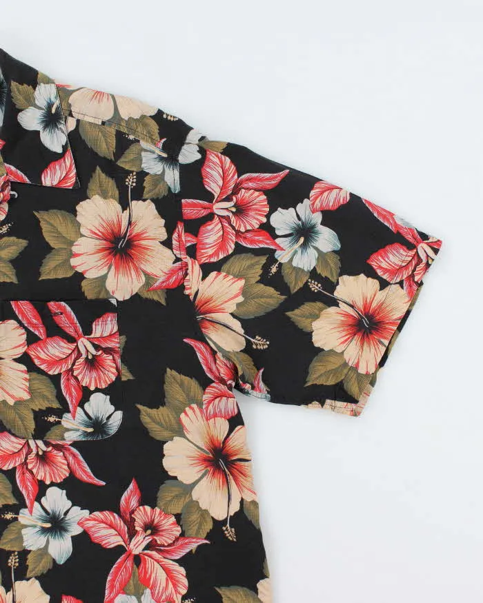 Vintage 90's Modern Image Floral Patterned Silk Hawaiian Shirt - XL sold by Rokit product image thumbnail 4