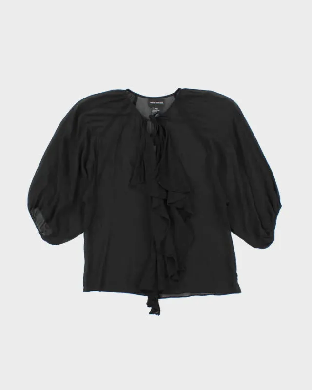 Vintage 00s Central Park West Silk Blouse - XXS made by Rokit