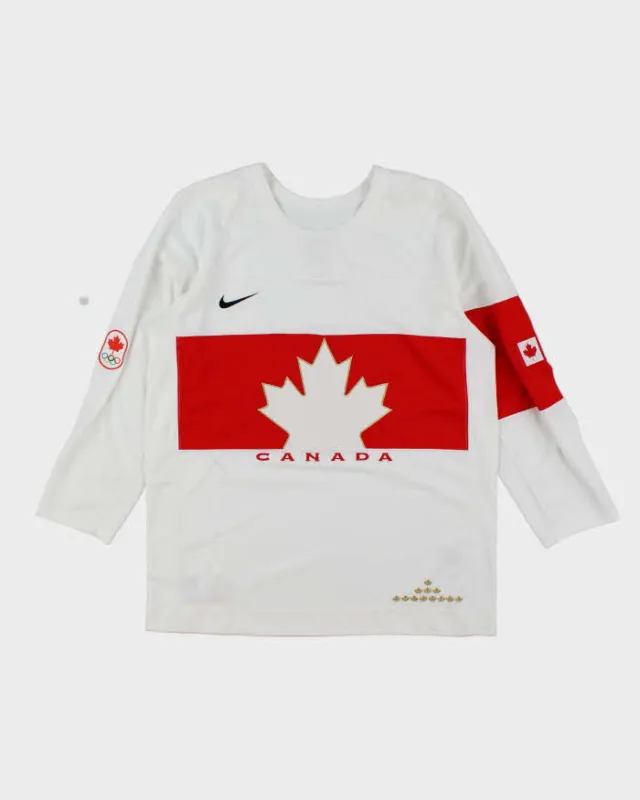 Vintage 2000's Nike Canada National Ice Hockey Team Oversized Jersey - XL sold by Rokit