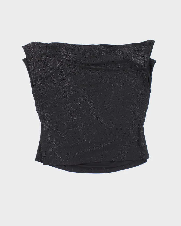 Vintage 90s Rio Collection Sparkly Cowl Neck Top - S sold by Rokit product image thumbnail 2