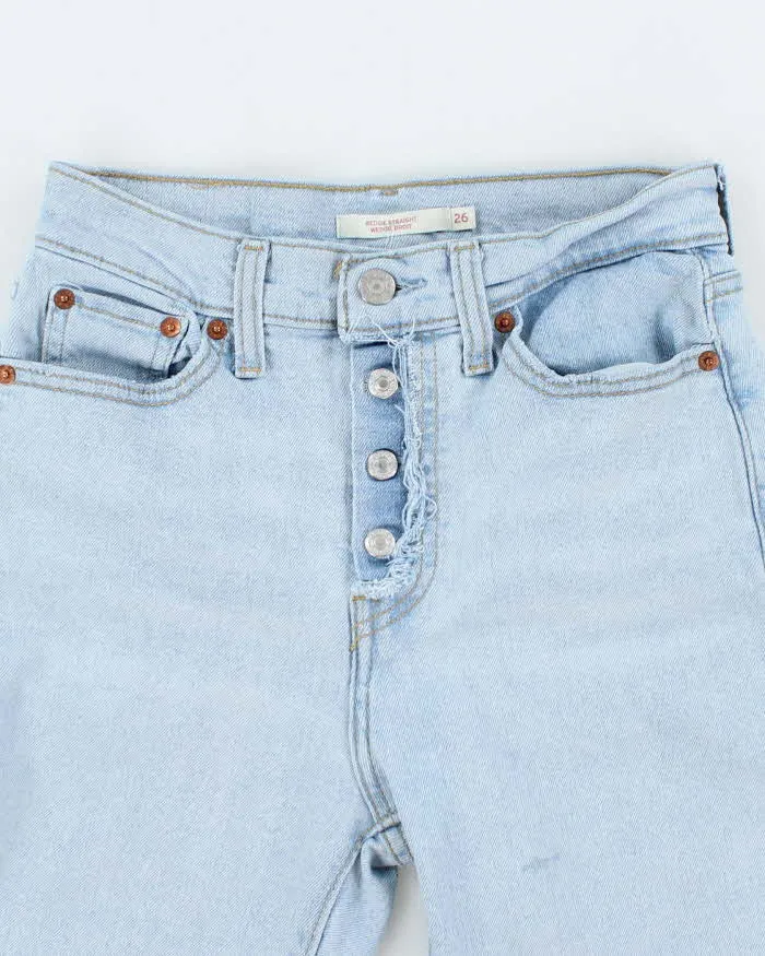 Vintage Levi's Distressed Denim Shorts - W26 sold by Rokit product image thumbnail 3