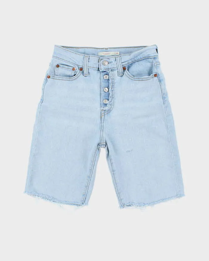 Vintage Levi's Distressed Denim Shorts - W26 sold by Rokit