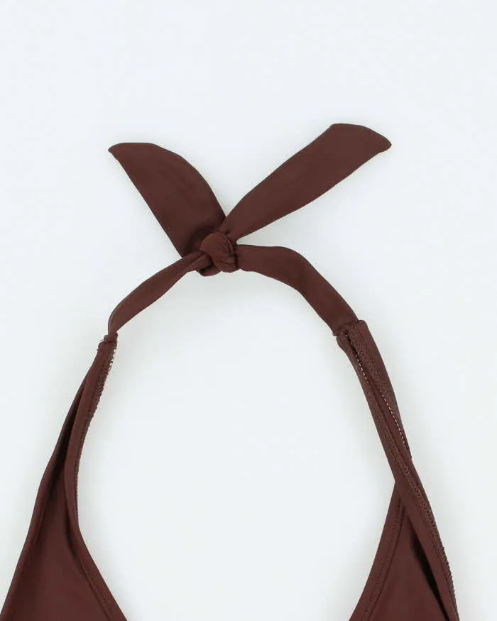 Vintage Y2k 00s Brown Bikini Top - M sold by Rokit product image thumbnail 5