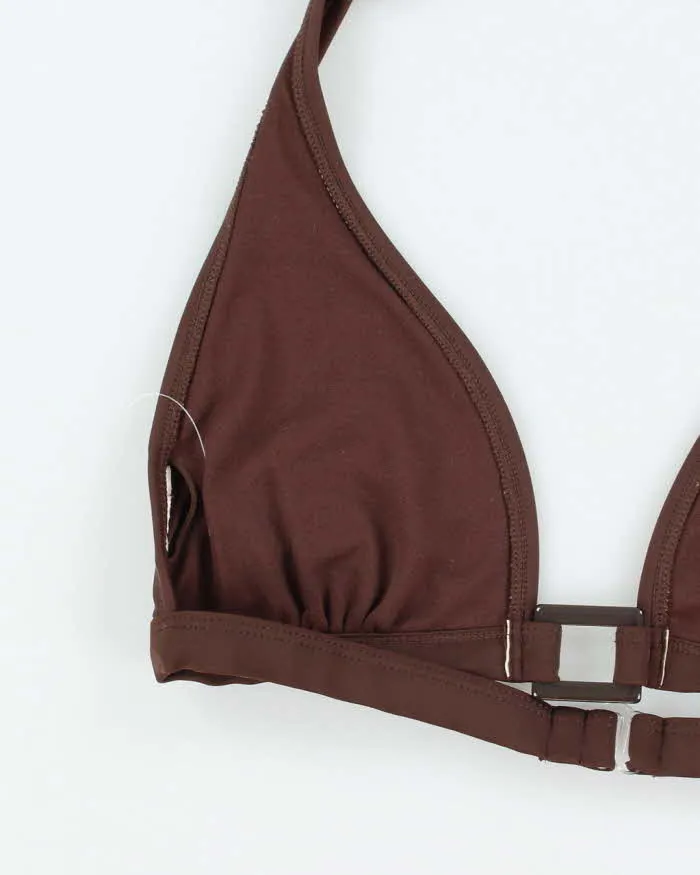 Vintage Y2k 00s Brown Bikini Top - M sold by Rokit product image thumbnail 4