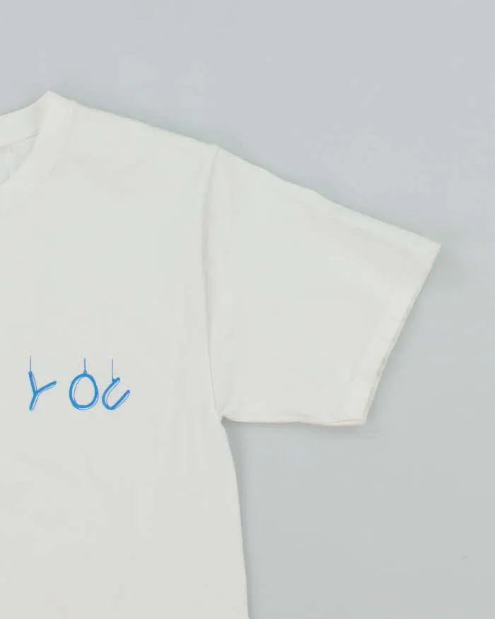 Vintage Y2K I Adore You Illustrated Graphic T-Shirt - S sold by Rokit product image thumbnail 4