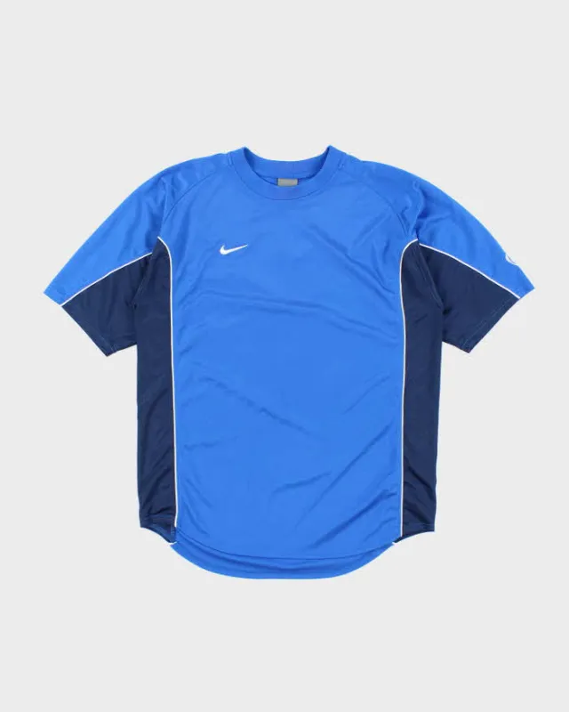 Vintage Nike Small Swoosh Lightweight Football Training Jersey - L sold by Rokit
