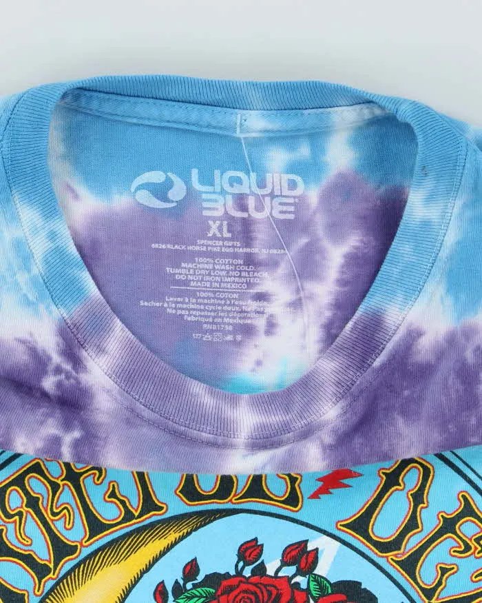 Vintage 2000's Liquid Blue Grateful Dead Skeleton Graphic T-Shirt - XL sold by Rokit product image thumbnail 5