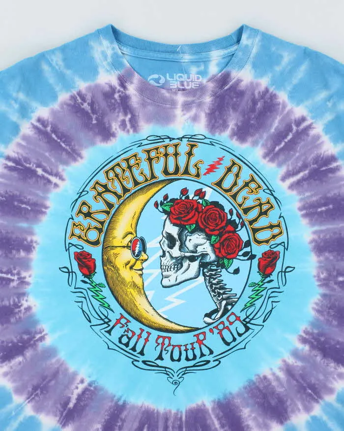 Vintage 2000's Liquid Blue Grateful Dead Skeleton Graphic T-Shirt - XL sold by Rokit product image thumbnail 3