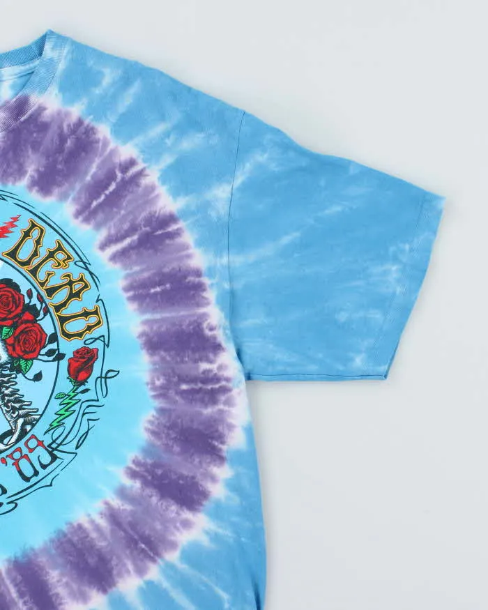Vintage 2000's Liquid Blue Grateful Dead Skeleton Graphic T-Shirt - XL sold by Rokit product image thumbnail 4