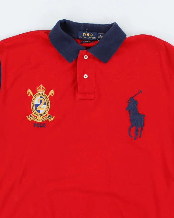 Vintage 2000's Ralph Lauren Big Horse Embroidered Polo Shirt - M sold by Rokit product image thumbnail 3