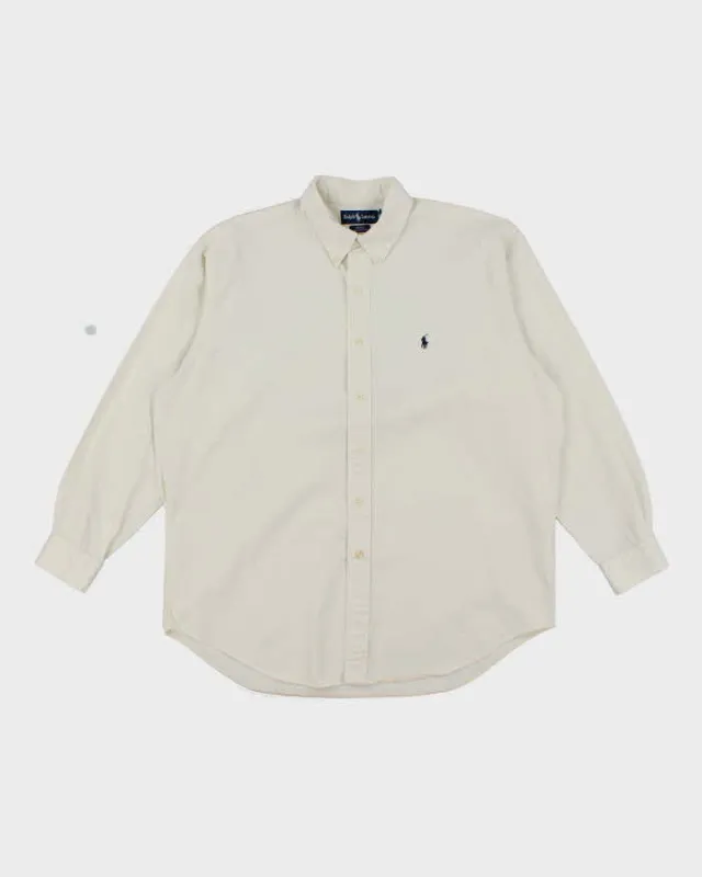 Vintage 2000's Ralph Lauren Heavyweight Plain Shirt - L sold by Rokit