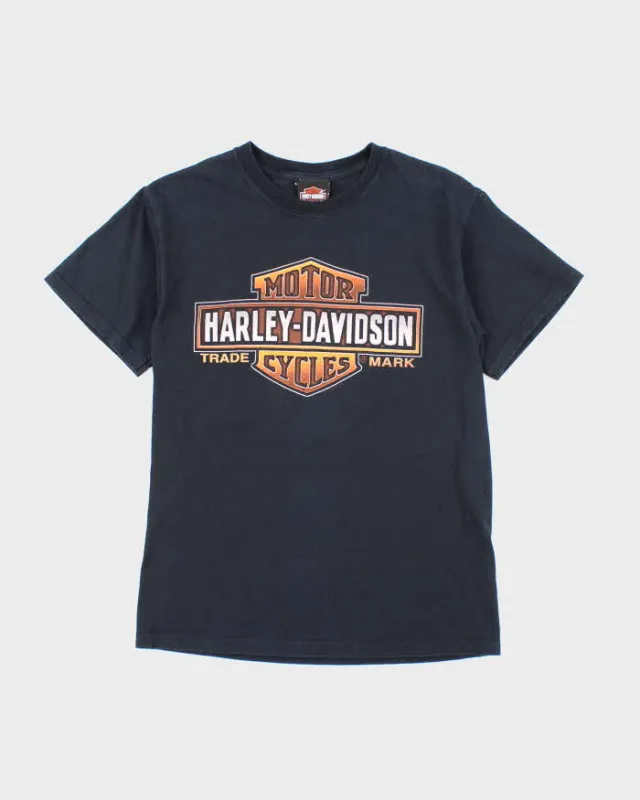 Vintage 2000's Harley Davidson Biker Spell Out T-Shirt - S sold by Rokit