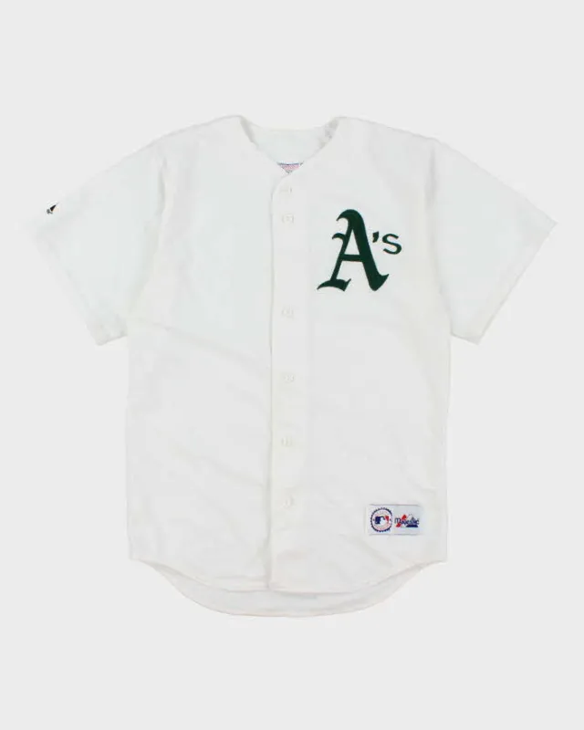 Vintage 90's Oakland Athletics MLB Baseball Jersey - M sold by Rokit
