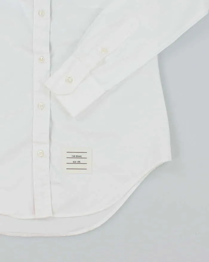 Vintage Thom Browne Plain White Long Sleeve Button Up Shirt - S sold by Rokit product image thumbnail 4