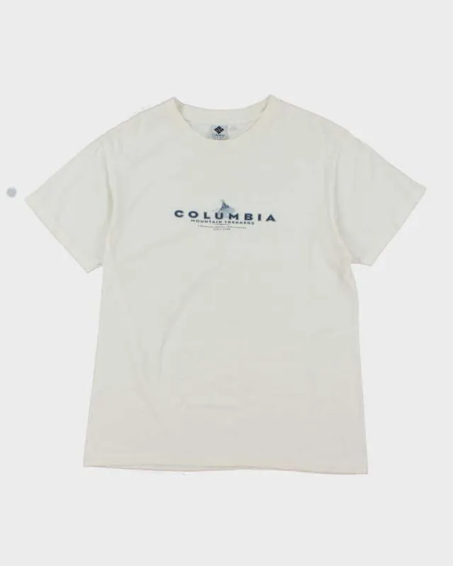 Vintage 90's Columbia Mountain Trekking Graphic T-Shirt - M sold by Rokit