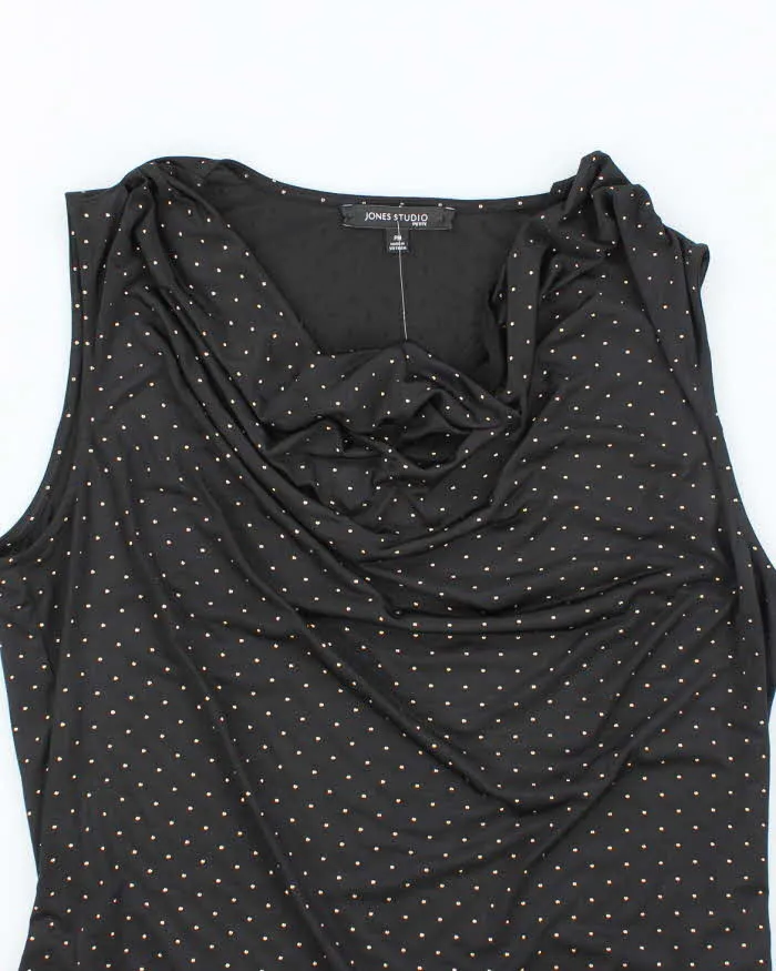 Vintage Y2k 00s Jones Studio Cowl Neck Top - M sold by Rokit product image thumbnail 3