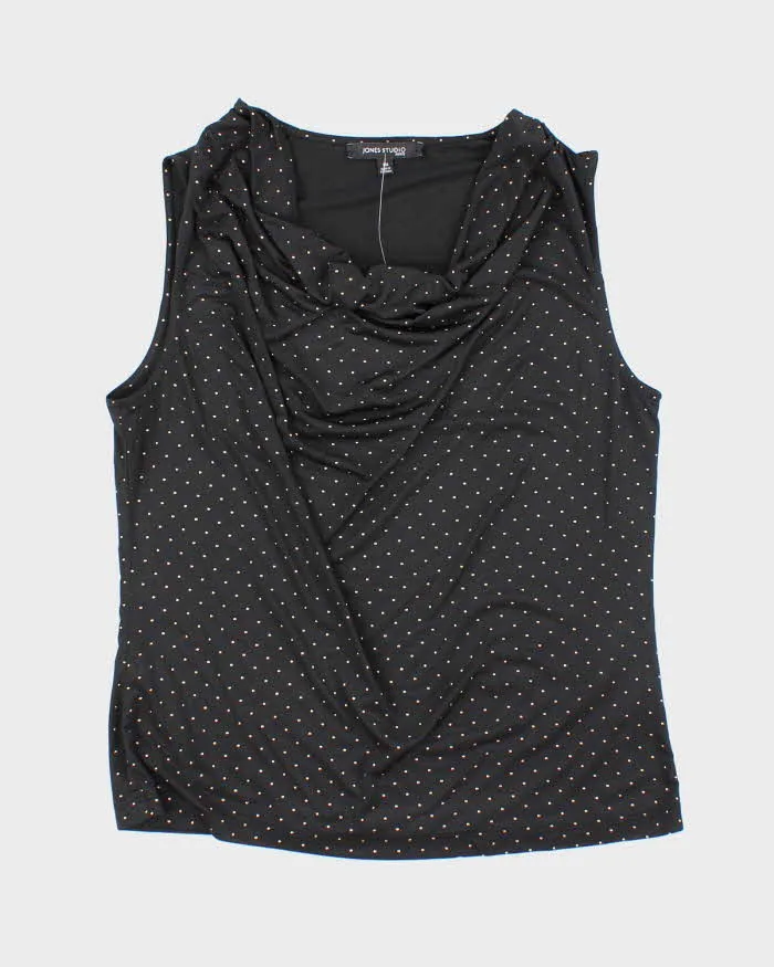 Vintage Y2k 00s Jones Studio Cowl Neck Top - M sold by Rokit