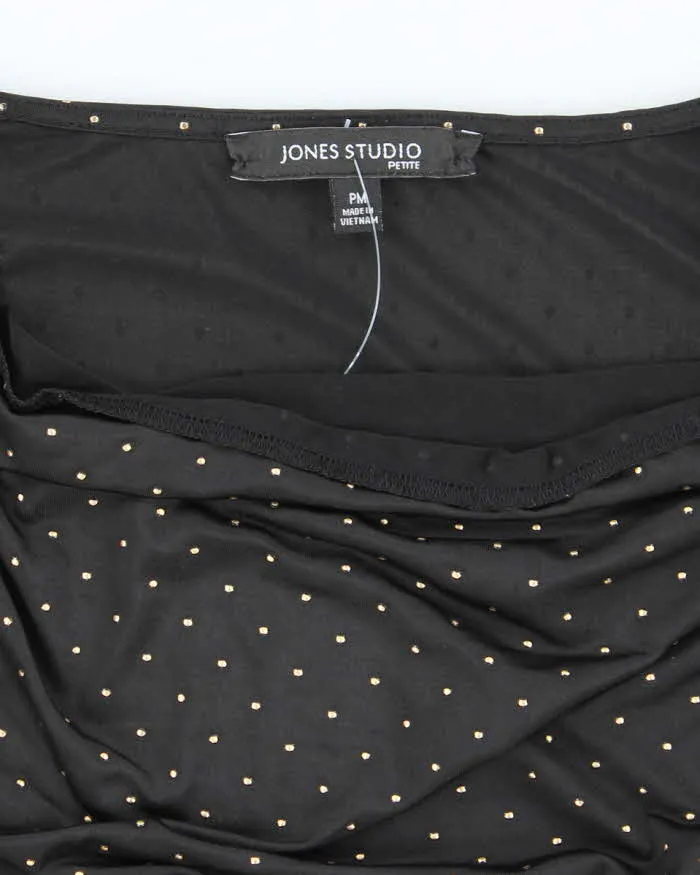 Vintage Y2k 00s Jones Studio Cowl Neck Top - M sold by Rokit product image thumbnail 5