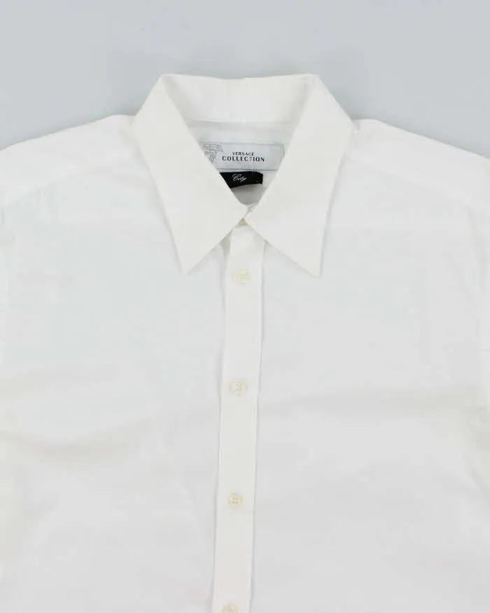 Vintage Versace Collection City White Luxury Shirt - L sold by Rokit product image thumbnail 3