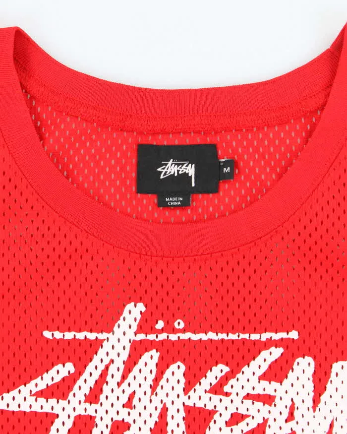 Vintage 2000's Stussy Two Tone Spell Out Graphic Basketball Jersey - M sold by Rokit product image thumbnail 5