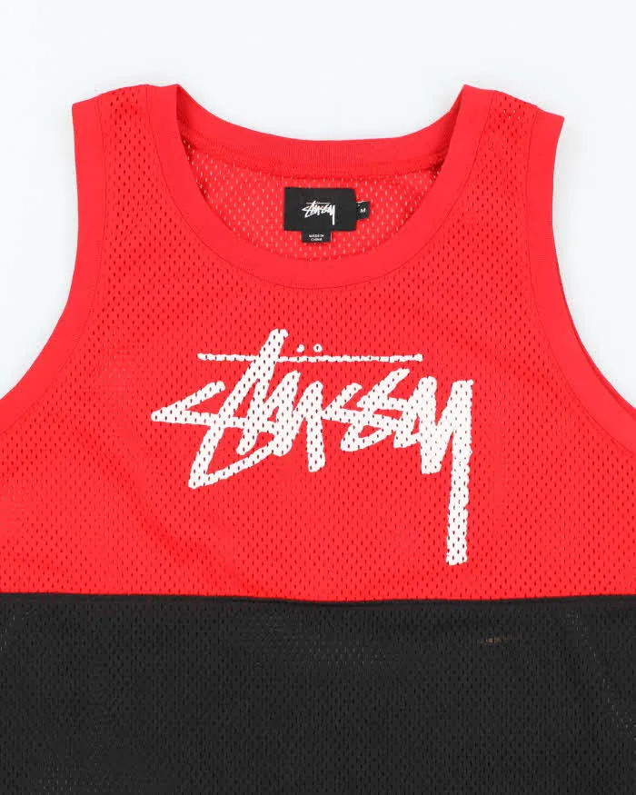 Vintage 2000's Stussy Two Tone Spell Out Graphic Basketball Jersey - M sold by Rokit product image thumbnail 3