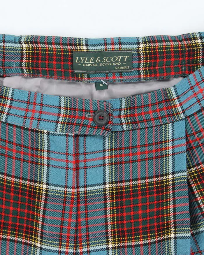 Vintage 80's Lyle & Scott Wool Tartan Print Shorts - W28 L9 sold by Rokit product image thumbnail 5