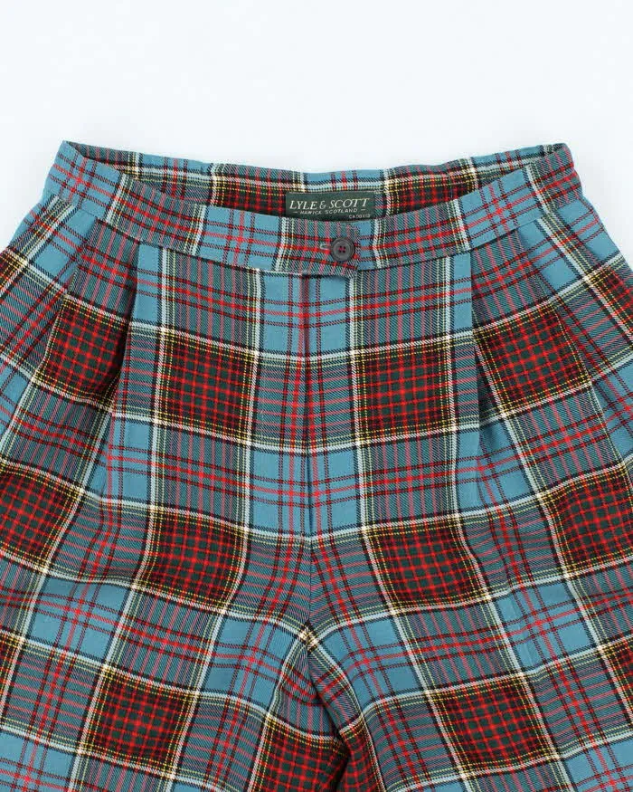 Vintage 80's Lyle & Scott Wool Tartan Print Shorts - W28 L9 sold by Rokit product image thumbnail 3
