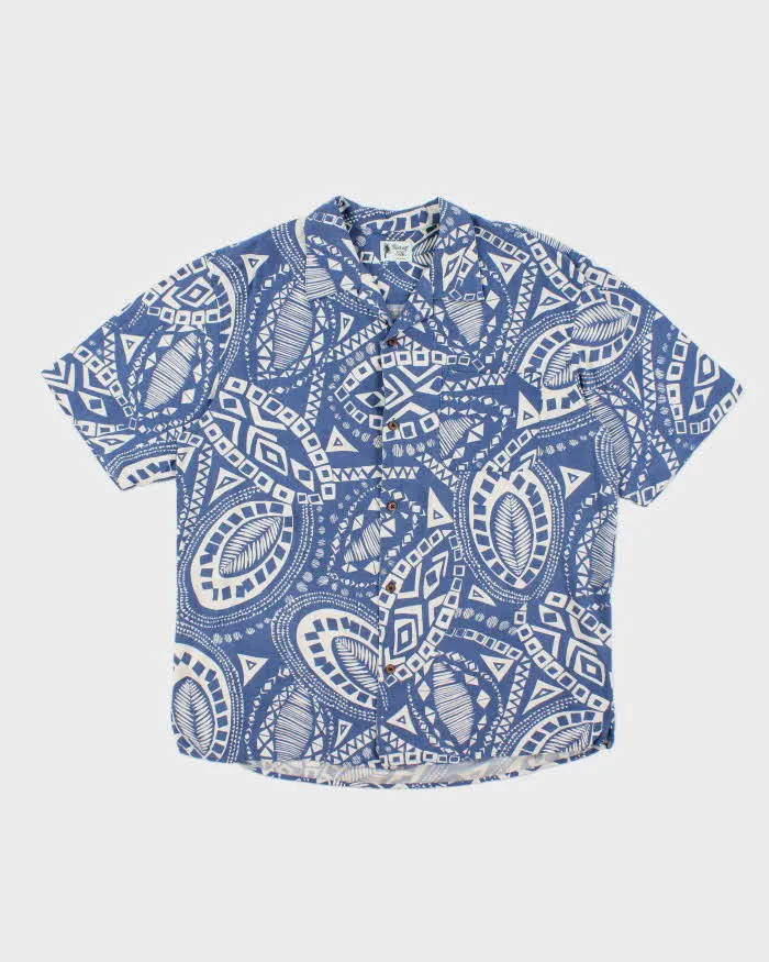 Vintage Silk Hawaiian Short Sleeve Shirt - XL sold by Rokit