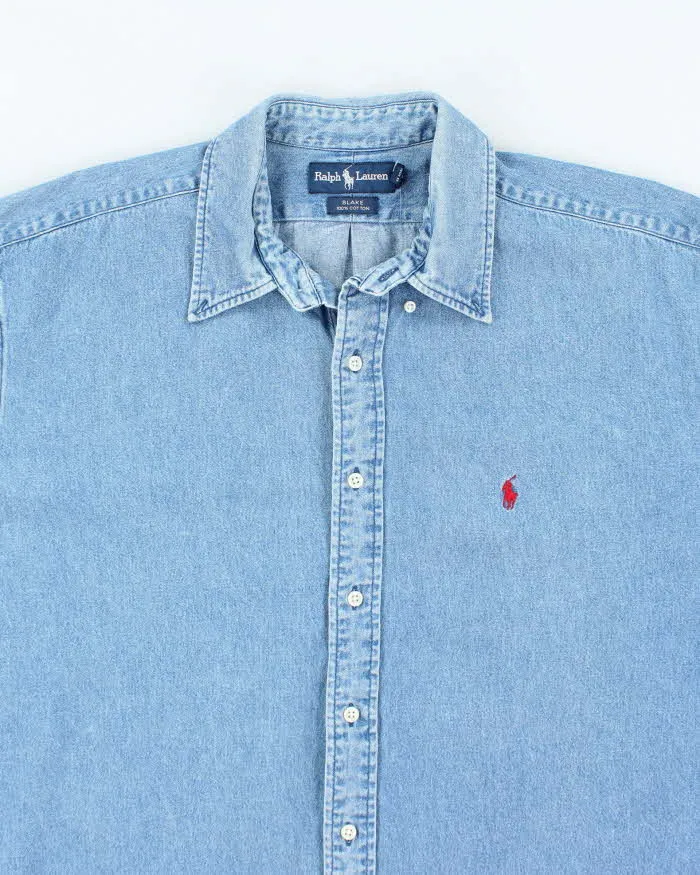 Vintage Ralph Lauren Denim Shirt - XL sold by Rokit product image thumbnail 3