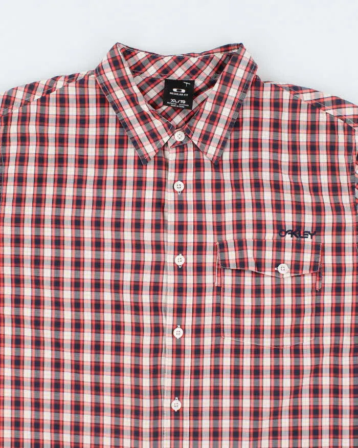 Vintage 2000's Oakley Checked Short Sleeve Shirt - XL sold by Rokit product image thumbnail 3