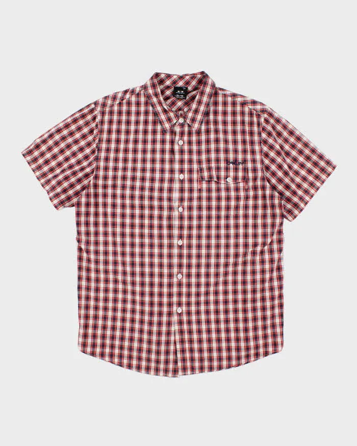 Vintage 2000's Oakley Checked Short Sleeve Shirt - XL sold by Rokit