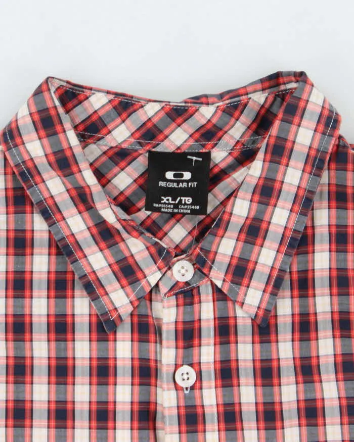 Vintage 2000's Oakley Checked Short Sleeve Shirt - XL sold by Rokit product image thumbnail 5