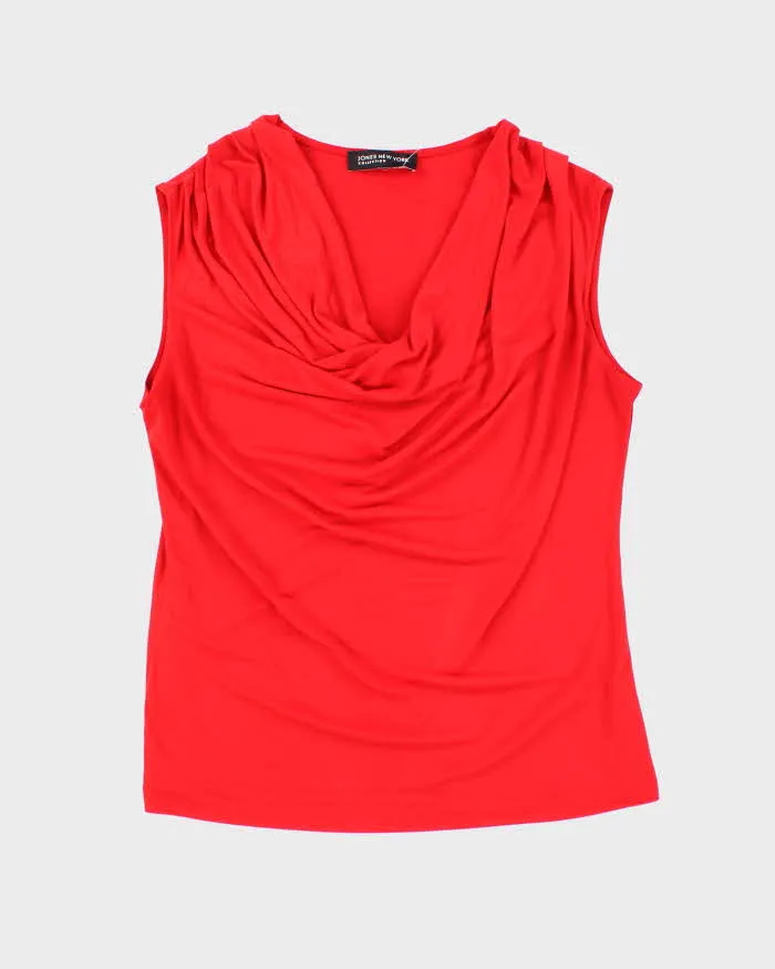 Vintage Y2k 00s Jones New York Cowl Neck Top - L sold by Rokit