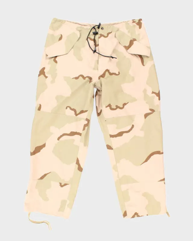 00s Vintage US army ECWCS Desert Camo Gore-Tex Trousers - 40x30 sold by Rokit