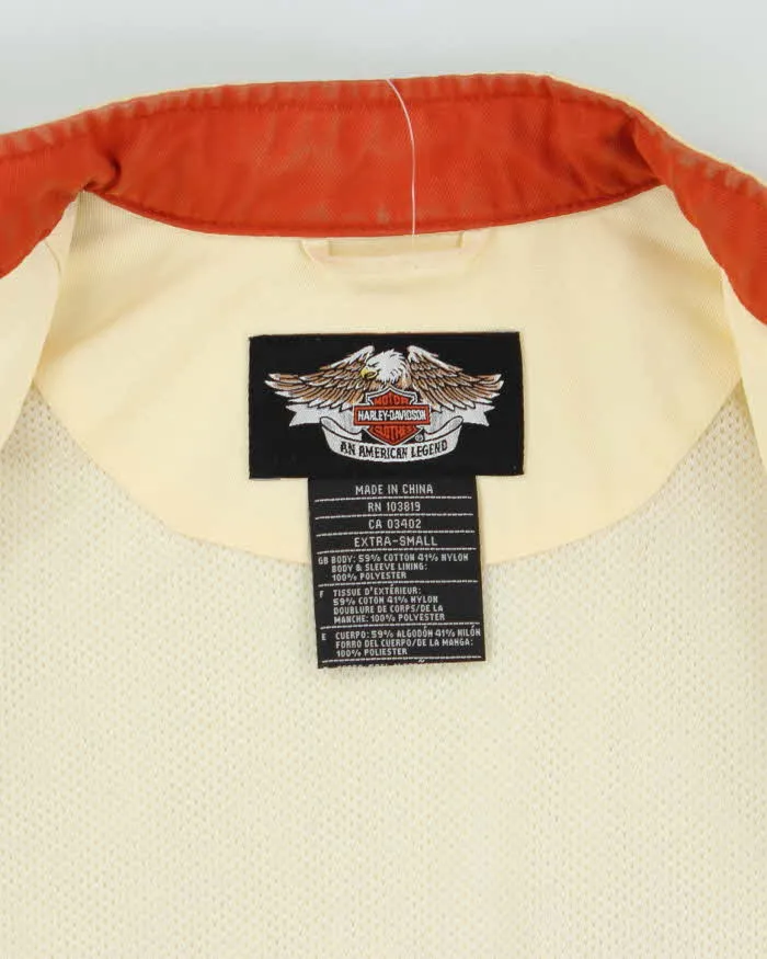 Vintage Y2K Harley Davidson Embroidered Biker Jacket - XS sold by Rokit product image thumbnail 5